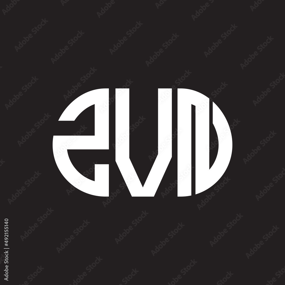 ZVN letter logo design. ZVN monogram initials letter logo concept. ZVN letter design in black background. ZVN letter logo design. ZVN monogram initials letter logo concept. ZVN letter design in black background.