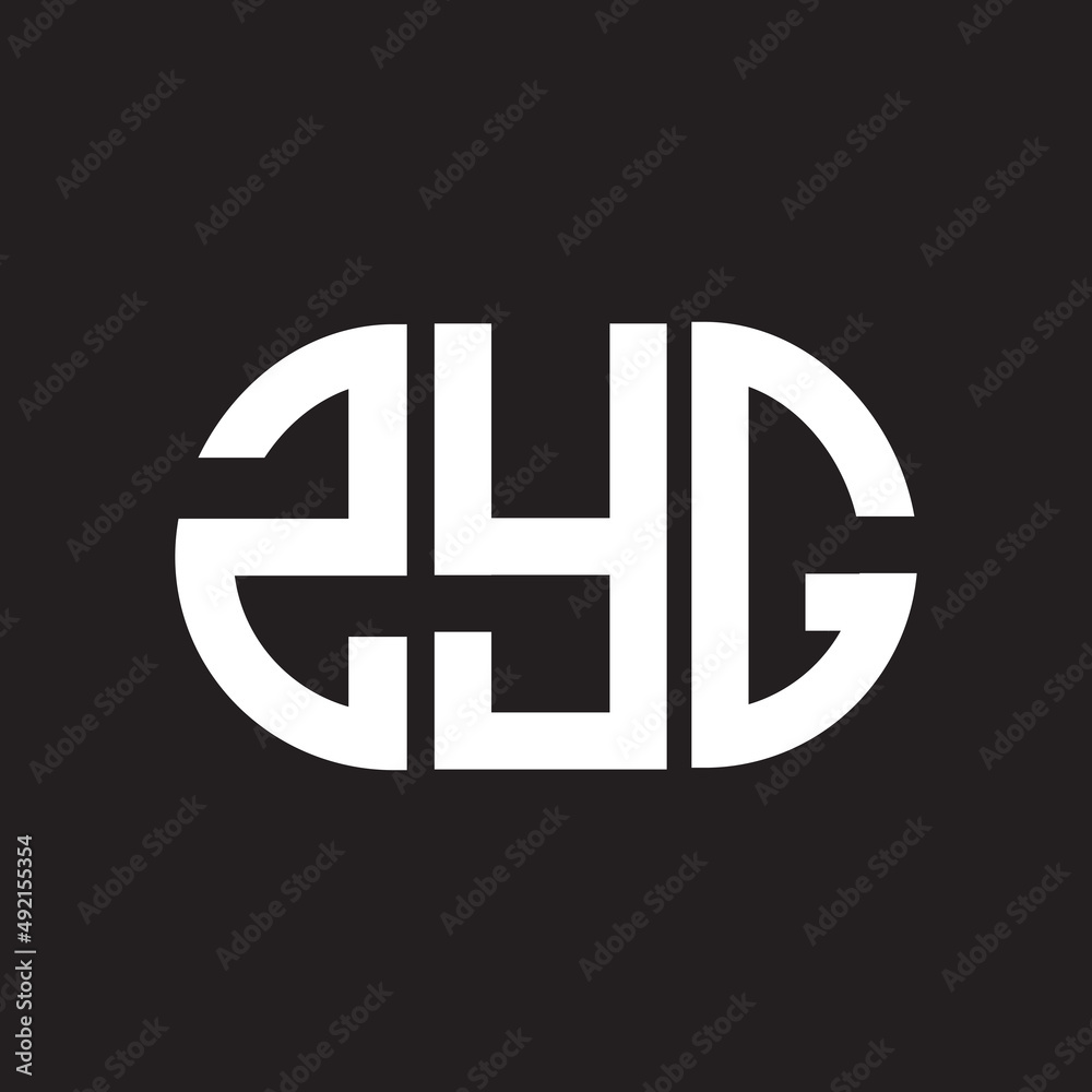 ZYG letter logo design. ZYG monogram initials letter logo concept. ZYG letter design in black background. ZYG letter logo design. ZYG monogram initials letter logo concept. ZYG letter design in black background.