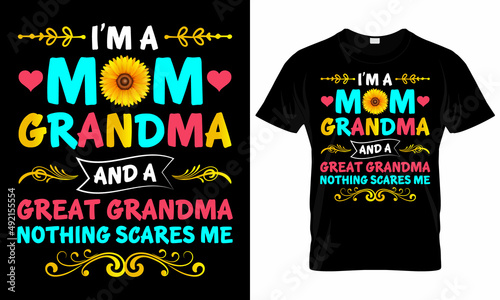 Mothers day typography creative custom t-shirt design. You can use the print design for t-shirts, posters and cards. Happy Mother's Day print.