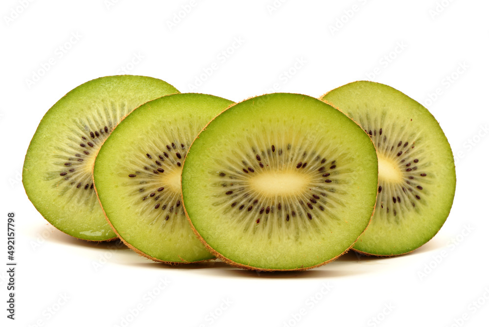 Fototapeta premium kiwi fruit on white background