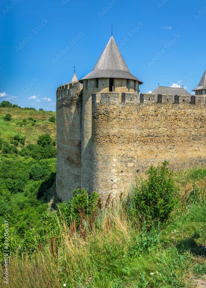 Khotyn fortress in Chernivtsi region of Ukraine Khotyn fortress in Chernivtsi region of Ukraine
