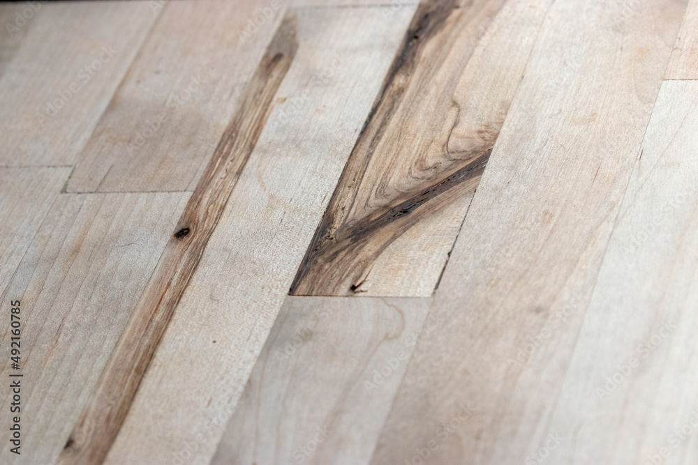 wooden butcherblock countertop wood with grain unstained
