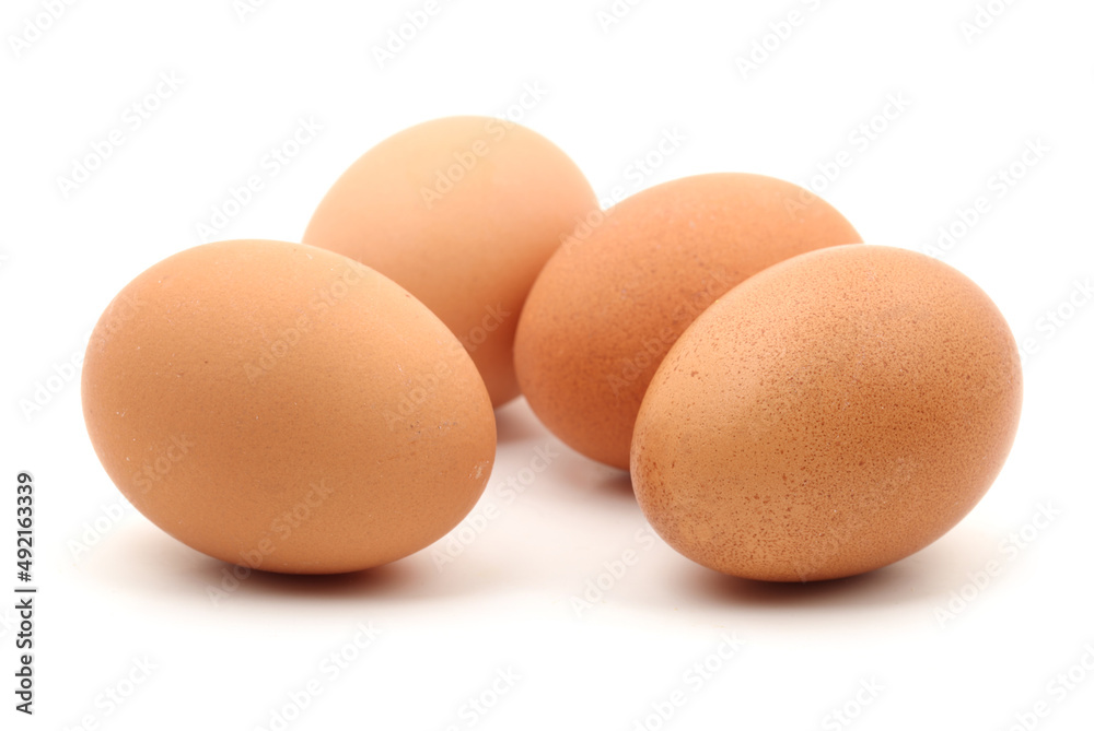eggs isolated on white background eggs isolated on white background