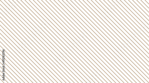 Abstract background. Vector pattern of brown diagonal lines. Stripes on a white background.