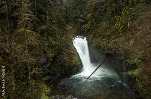 waterfall from above
