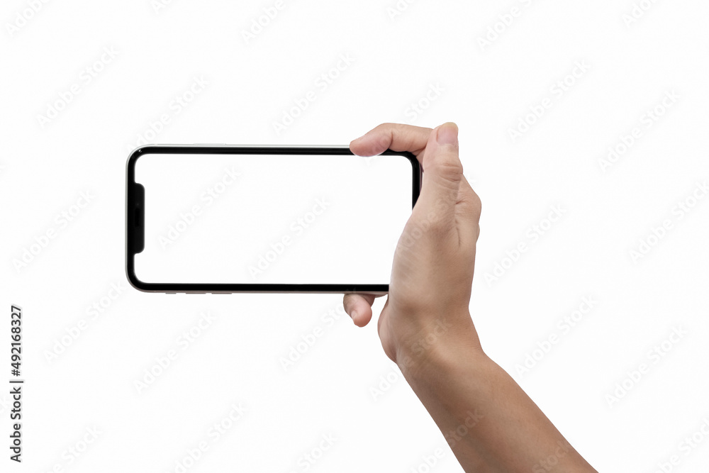 hand holding Mobile hand holding Mobile