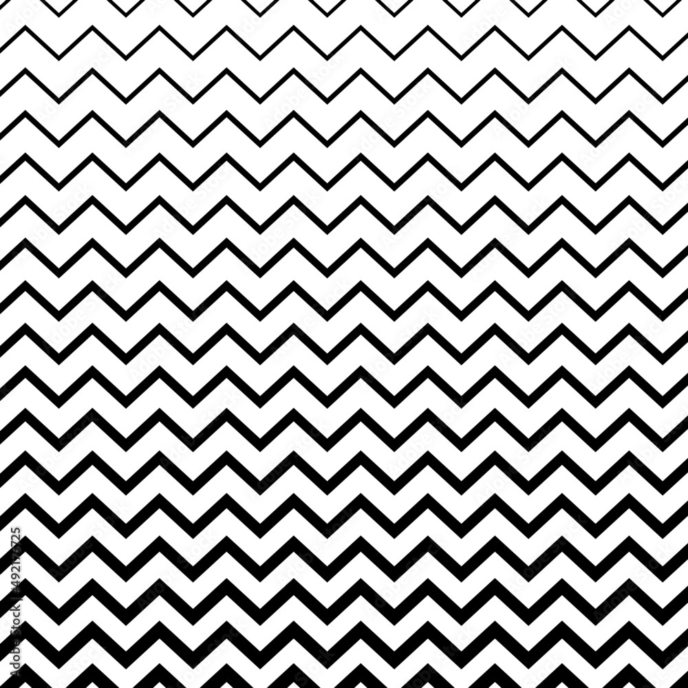 Simple zig zag pattern background vector design . 