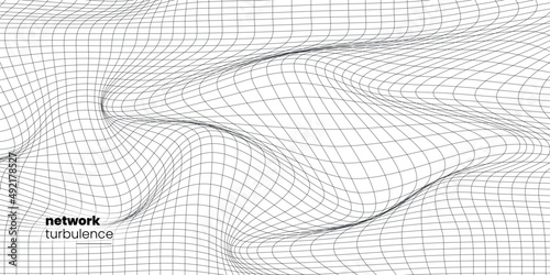 Network Turbulence white Backgrounds, life forms bio theme microscopic design, dynamic lines elements in motion