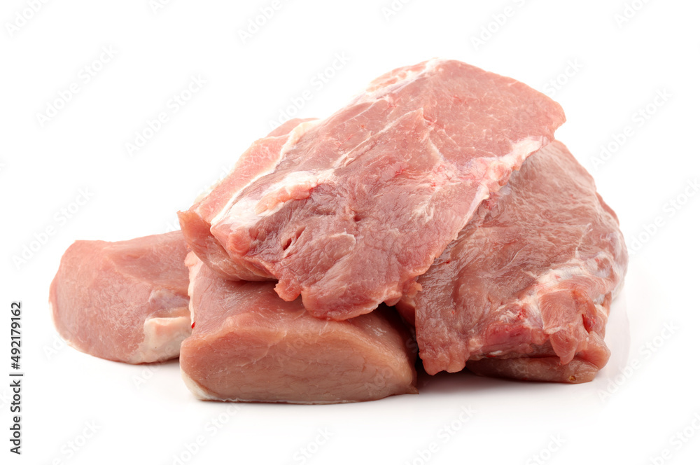 Pork Tenderloin on the white background