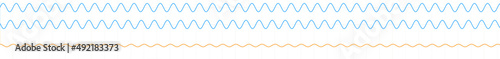 Waveforms illustration, optics, physics and quantum mechanics