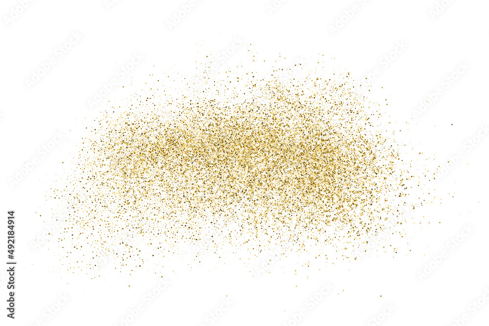 Gold Glitter Texture Isolated On White. Goldish Color Sequins. Celebratory Background. Golden Explosion Of Confetti. Vector Illustration, Eps 10.
Gold Glitter Texture Isolated On White. Goldish Color Sequins. Celebratory Background. Golden Explosion Of Confetti. Vector Illustration, Eps 10.