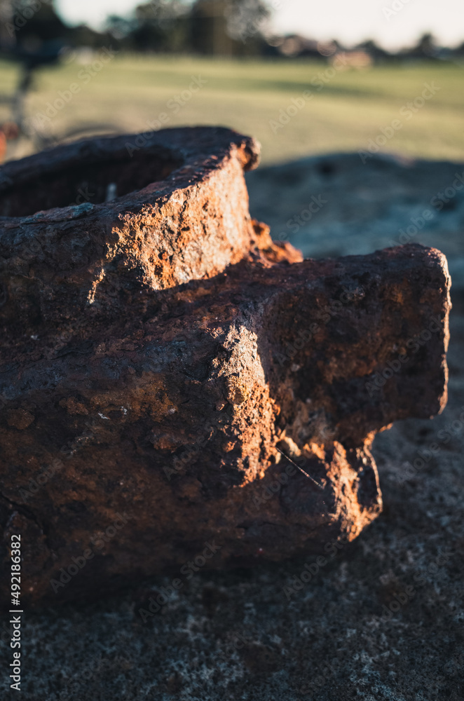 Fototapeta premium Rusted metal