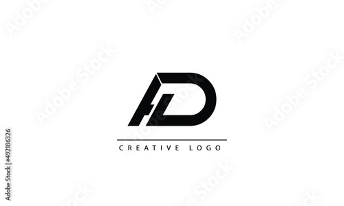  HD H AND D Abstract initial monogram letter alphabet logo design