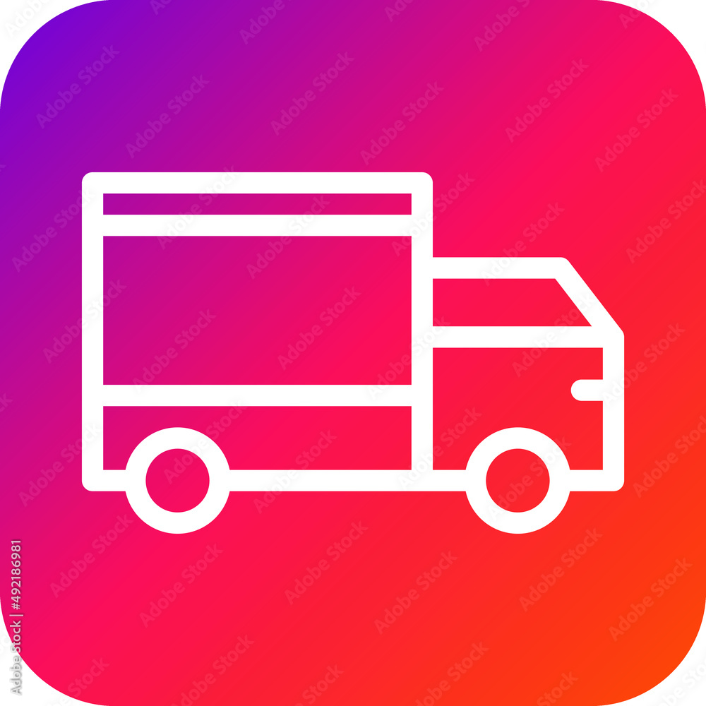 Delivery Truck Vector Icon Design Illustration Delivery Truck Vector Icon Design Illustration