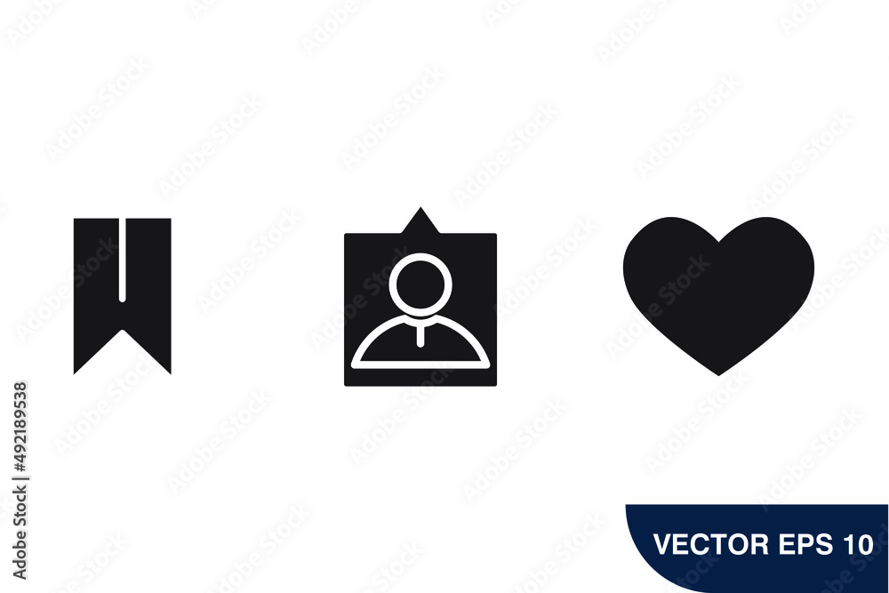 Social media icons symbol vector elements for infographic web Social media icons symbol vector elements for infographic web