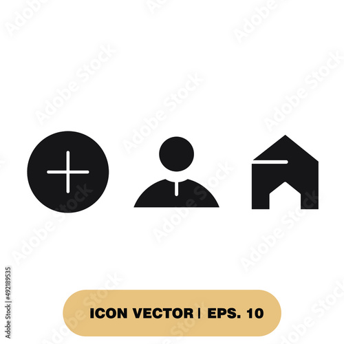 Social media icons symbol vector elements for infographic web