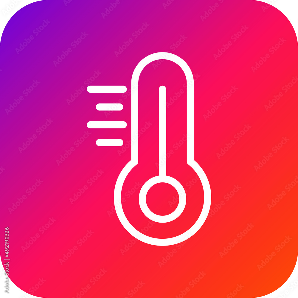 Thermometer Vector Icon Design Illustration Thermometer Vector Icon Design Illustration