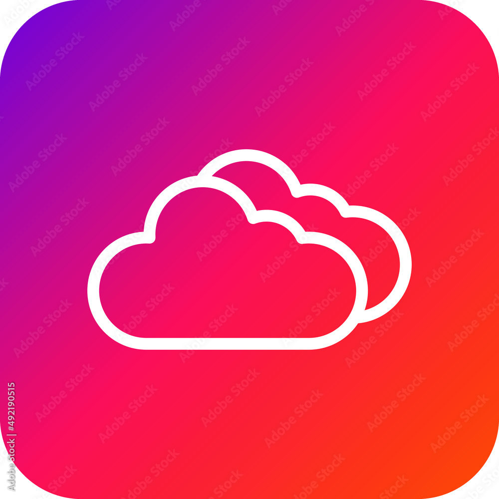 Cloud Vector Icon Design Illustration Cloud Vector Icon Design Illustration