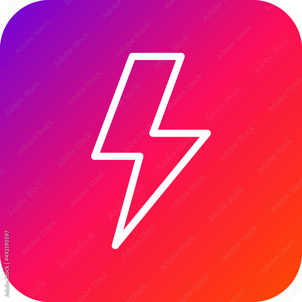 Lightning Vector Icon Design Illustration Lightning Vector Icon Design Illustration