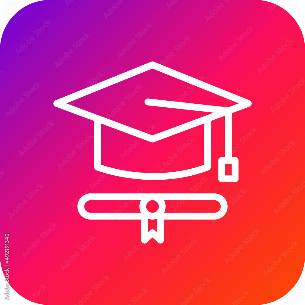 Graduation Vector Icon Design Illustration Graduation Vector Icon Design Illustration