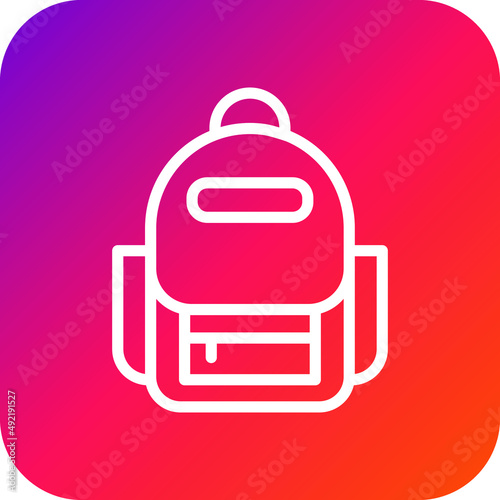 Bagpack Vector Icon Design Illustration