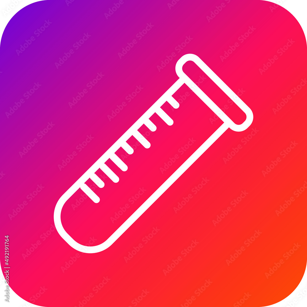 Test Tube Vector Icon Design Illustration Test Tube Vector Icon Design Illustration