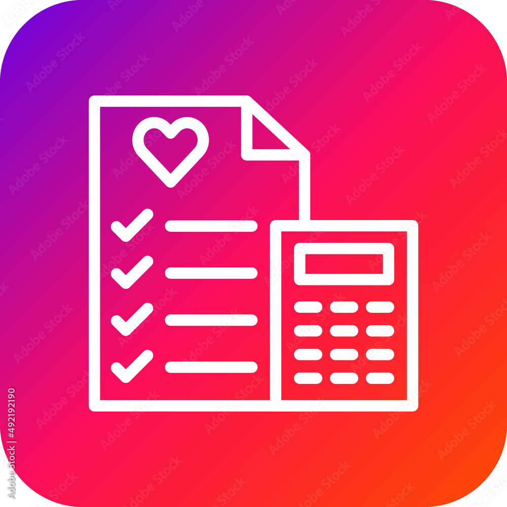 Wedding cost Vector Icon Design Illustration Wedding cost Vector Icon Design Illustration