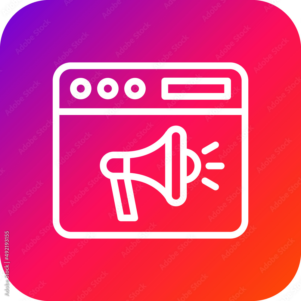Web Promotion Vector Icon Design Illustration Web Promotion Vector Icon Design Illustration