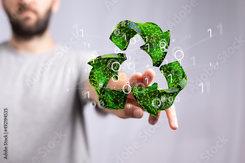 recycling modern grün