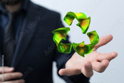 recycling modern grün