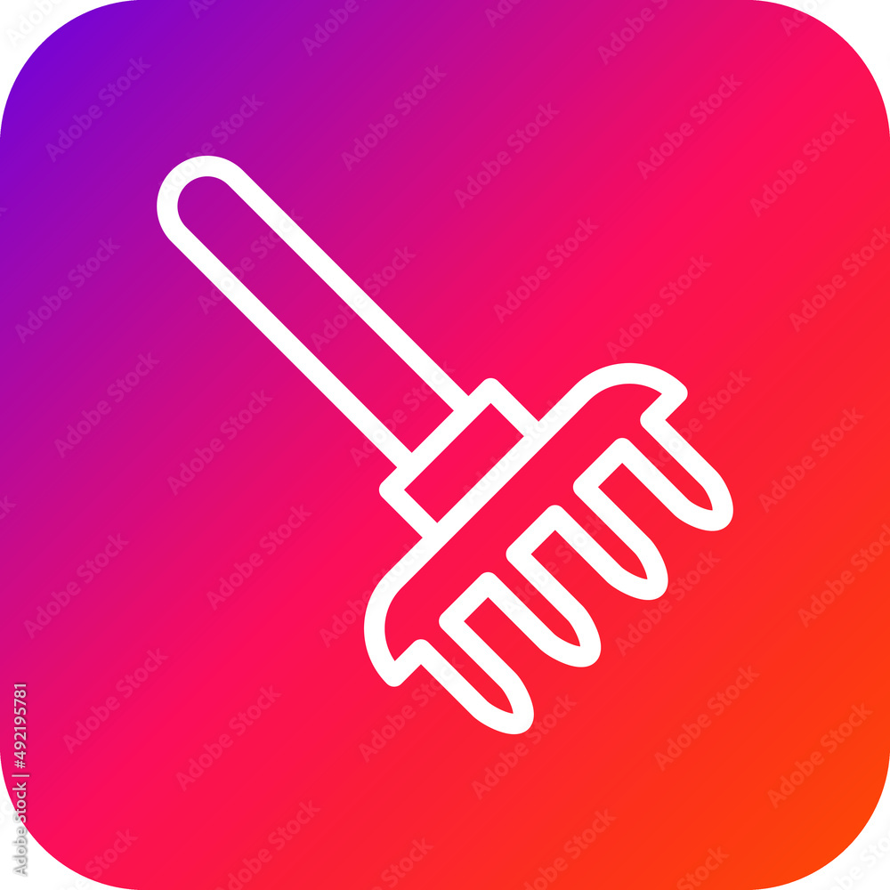Pitchfork Vector Icon Design Illustration Pitchfork Vector Icon Design Illustration