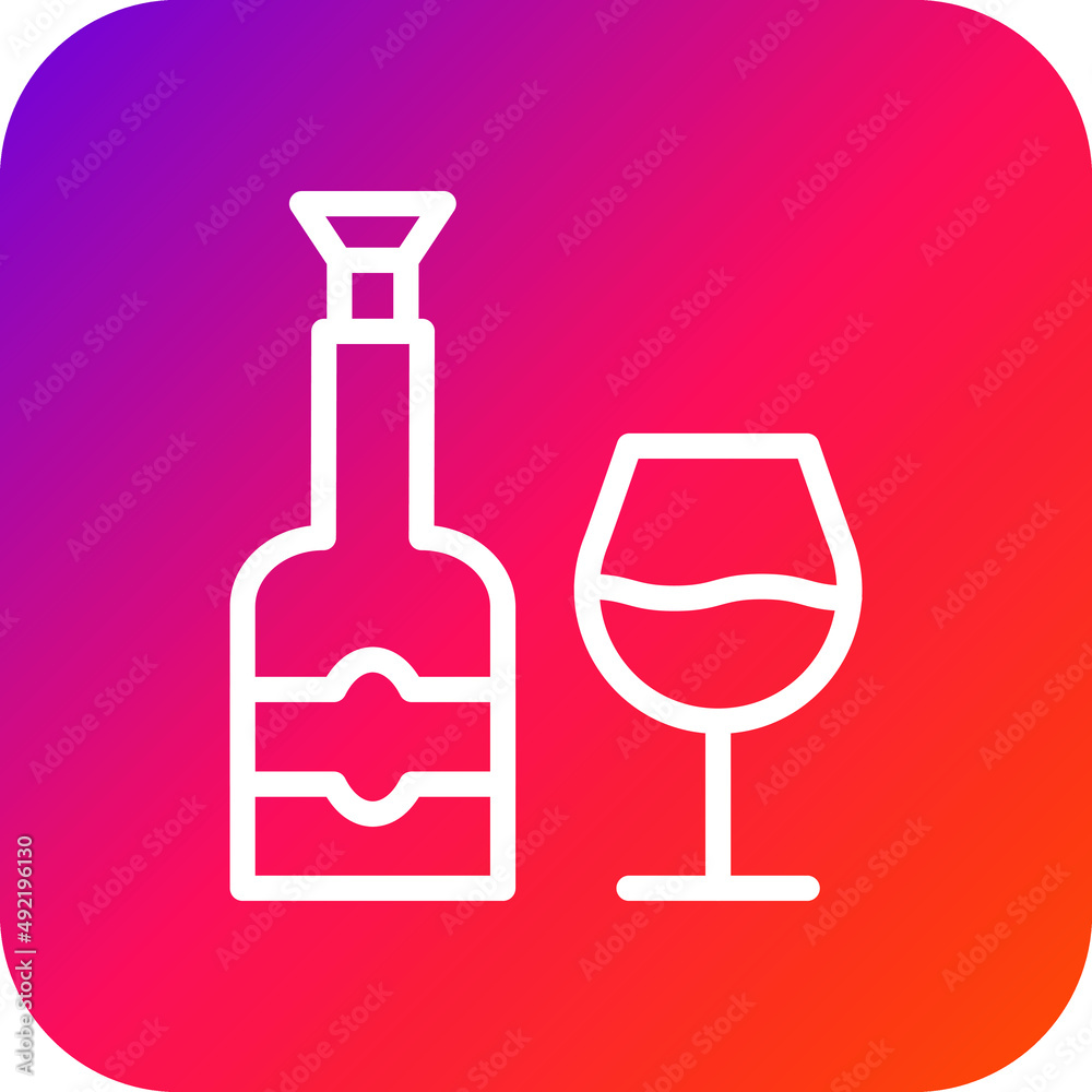 Wine Vector Icon Design Illustration Wine Vector Icon Design Illustration
