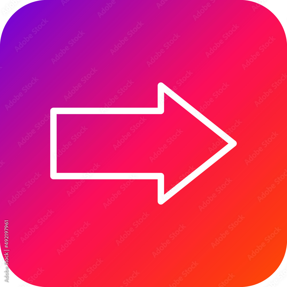Right arrow Vector Icon Design Illustration Right arrow Vector Icon Design Illustration