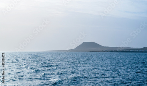 La Graciosa Island seen from the Ferry, Lanzarote, Canary Islands, Spain