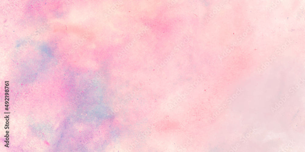 Abstract pink red watercolor background. Red watercolor texture. Abstract watercolor hand painted background. Magenta Paper Texture. watercolor galaxy sky background. Watercolor texture for design.
