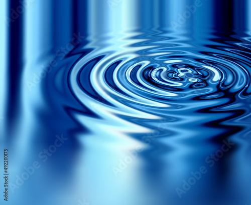 Crystal blue ripples. Smoothly Animated Waves. © Yuri Arcurs/peopleimages.com