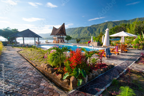 resort lake toba photo