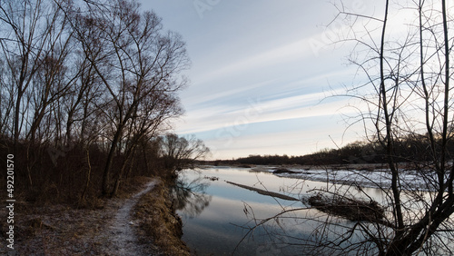 winter morning by the river