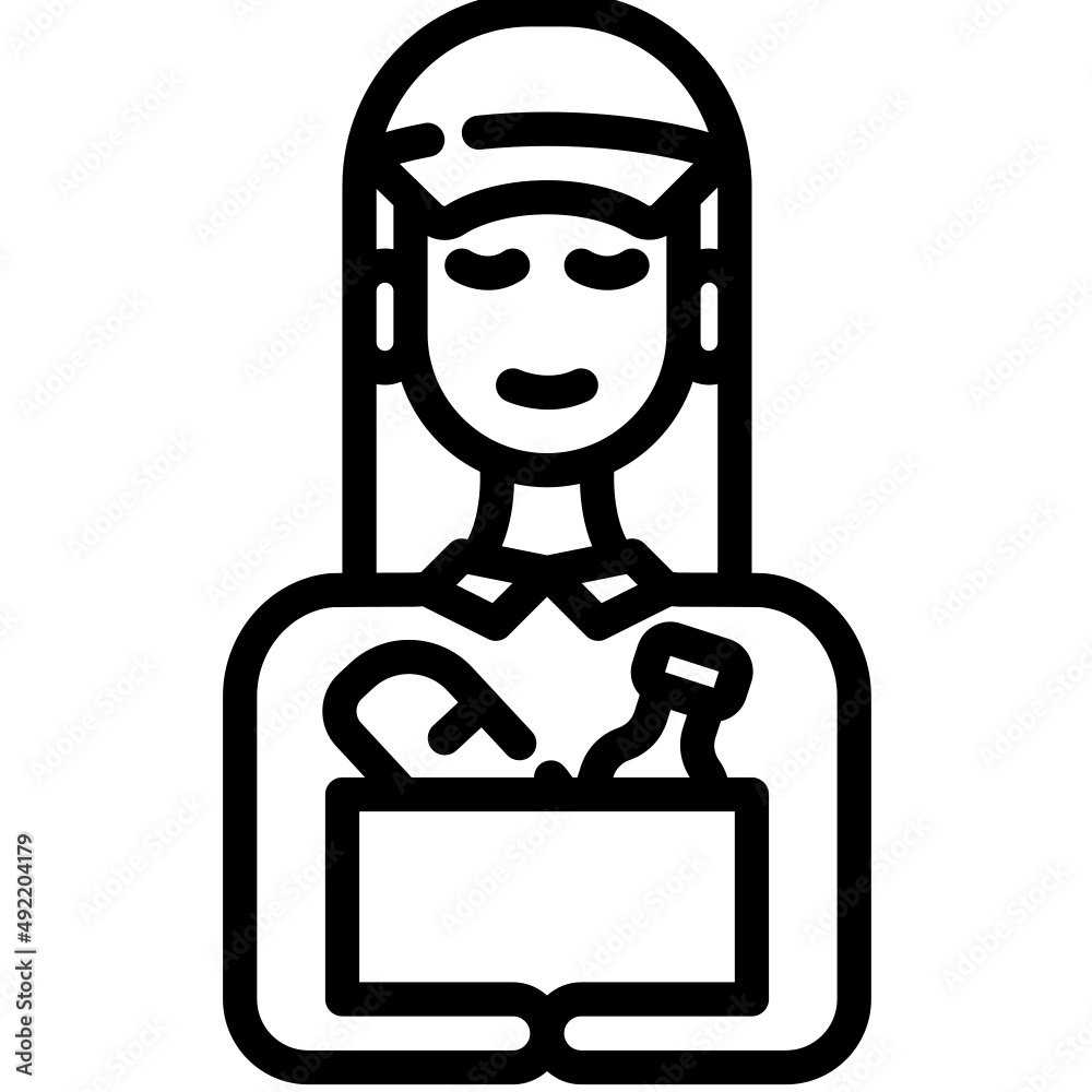 courier line icon courier line icon