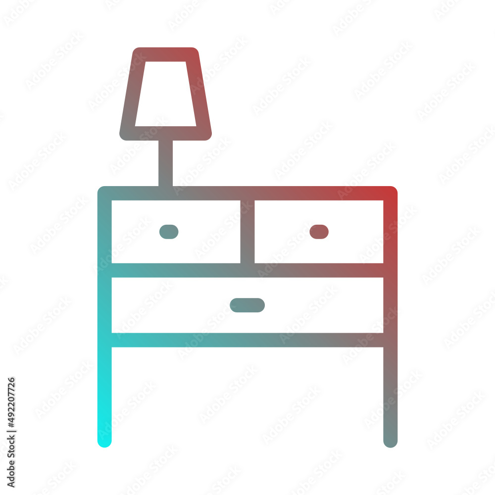 cupboard with lamp icon cupboard with lamp icon