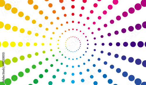 Colorful rainbow design vector illustration. Bright color design background. Trendy rainbow art