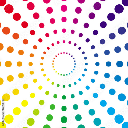 Colorful rainbow design vector illustration. Bright color design background. Trendy rainbow art