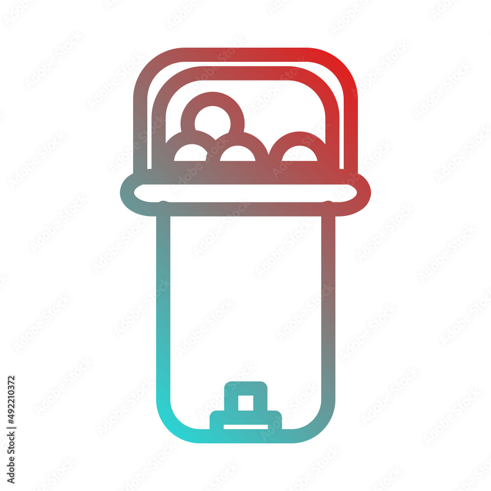 rubbish bin icon rubbish bin icon