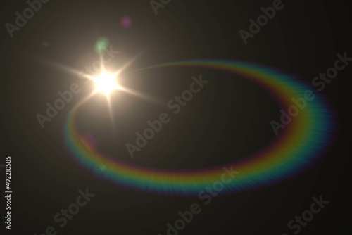 Digital lens Flare , lens f...