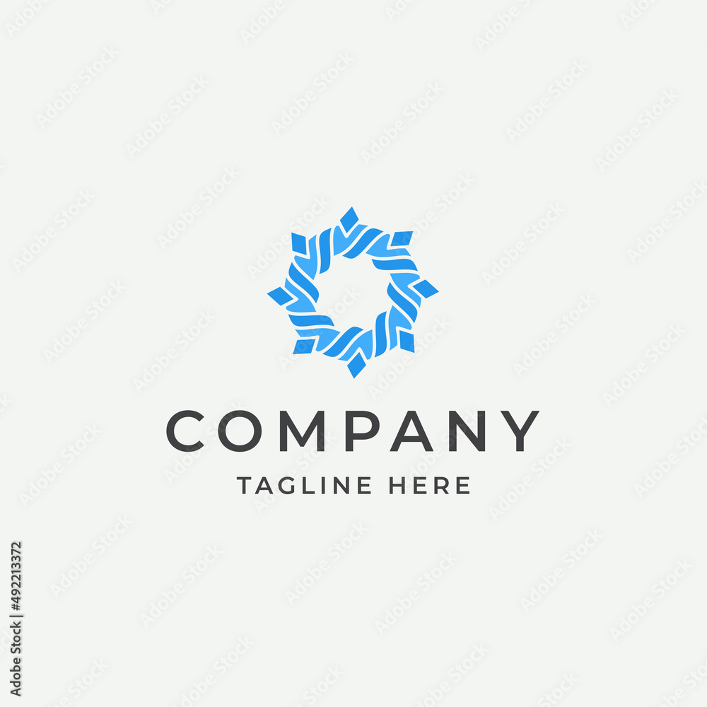 Fototapeta premium company logo, vector sombol