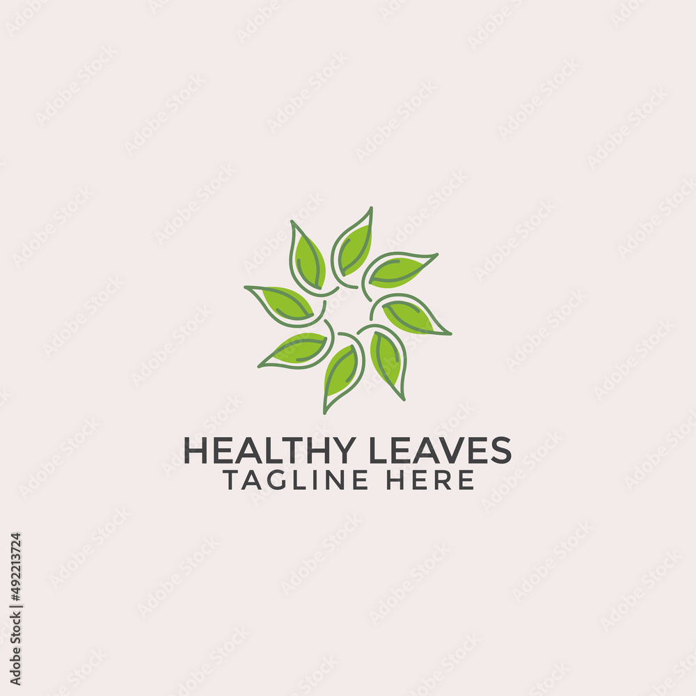 healthy leaves logo