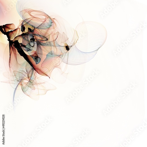 abstract background with smoke