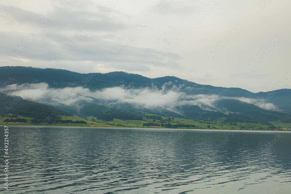 Beautiful landscape of mountains and lakes Beautiful landscape of mountains and lakes
