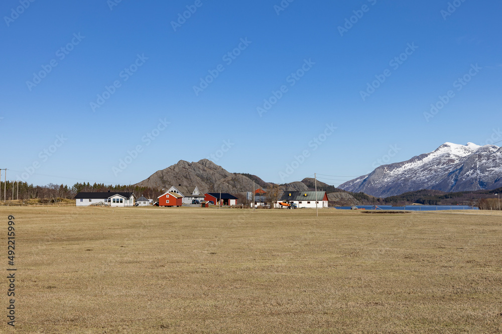 Spring trip to Mo farm in Brønnøy municipality, Nordland county,Helgeland,Northern Norway,scandinavia,Europe