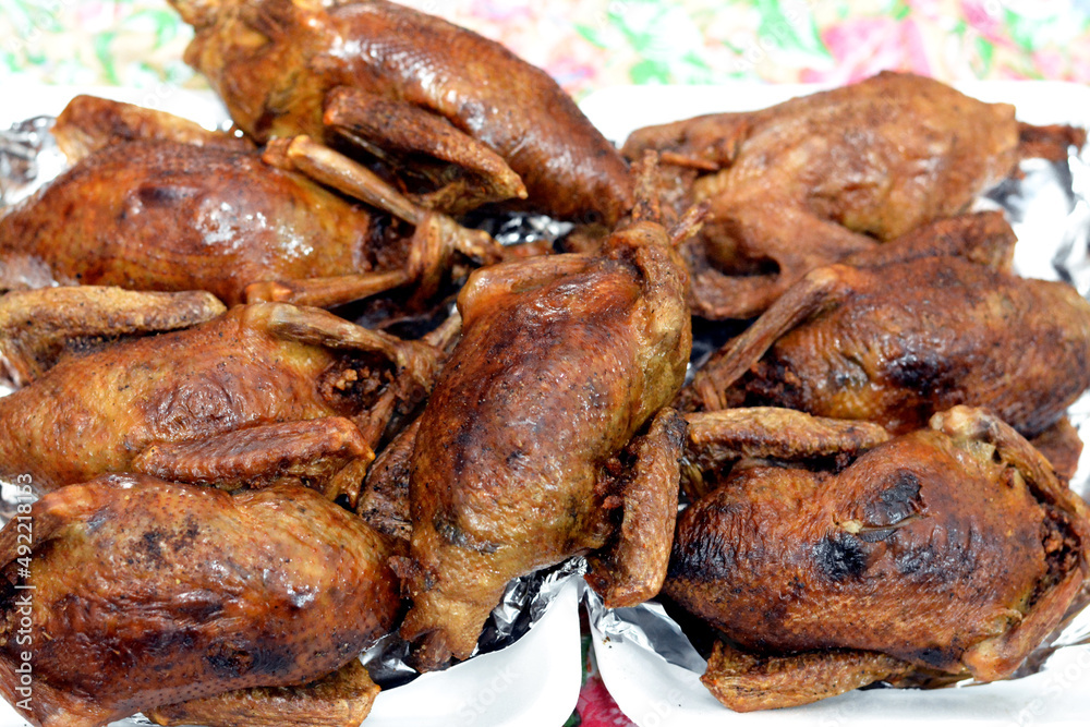 stuffed pigeon